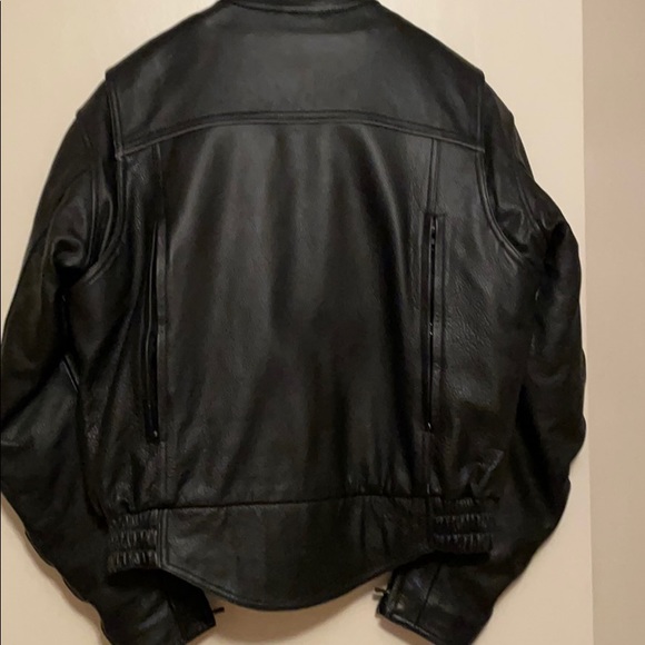 Men’s Street & Steel leather motorcycle jacket - Picture 4 of 4